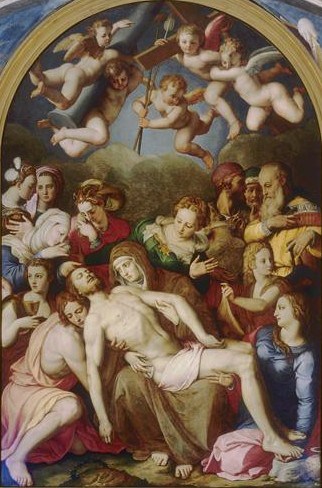 Bronzino, Déposition, 1545, fresque, 268 x 173 cm, Italie, Florence, Palazzo Vecchio